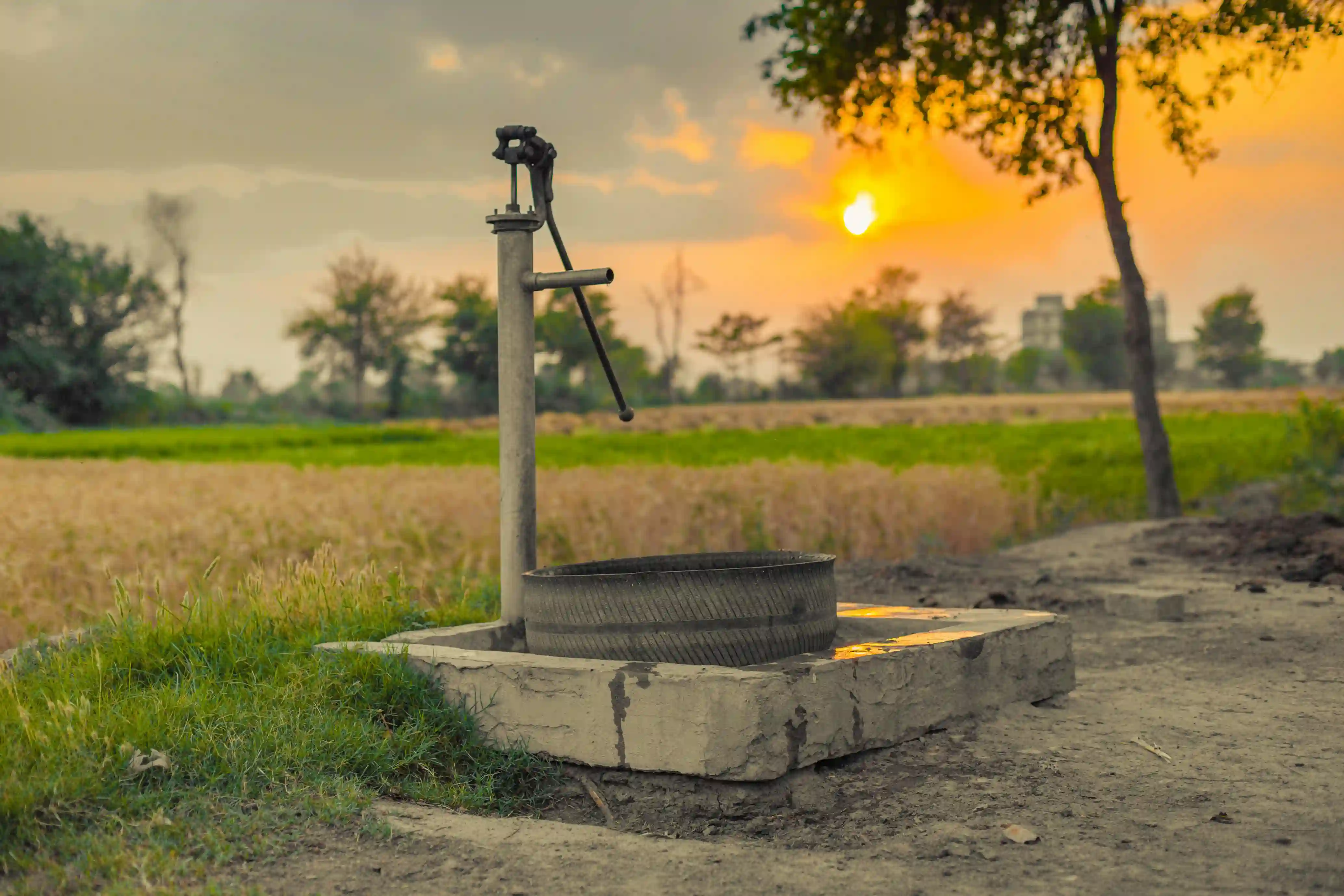 Rural community borehole water supply system